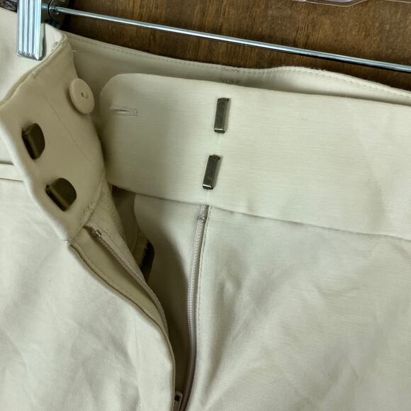 LOFT Womens Pants Tan Mid Rise The Curvy Riviera Ankle Stretch 6 - Picture 4 of 13